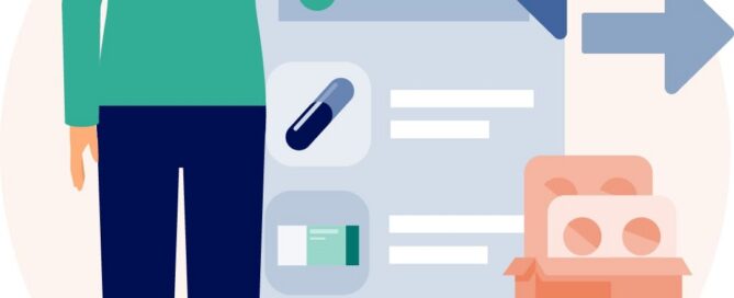 Grafik zur Erläuterung der elektronischen Patientenakte, denn ePA dient der Praxis als zentraler Ort, um medizinische Informationen wie Befunde, Medikamente und Impfdaten sicher zu speichern, wobei Patienten dabei die Kontrolle über den Zugriff haben.